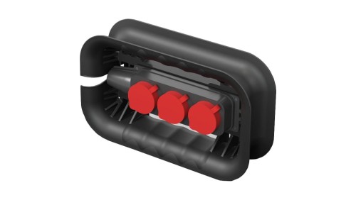 Rozwijak do kabli z listwa elektryczną ( brak kabla w zestawie ) 3xGN typ F IP44 Qbrick System Custom Cable Winder Set