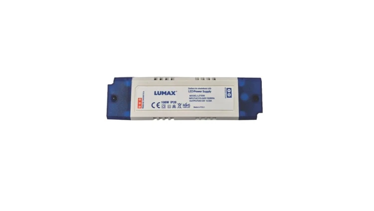 Zasilacz do oświetlenia LED montażowy IP20 100W, 12V, 8.33A, 166X44X28MM