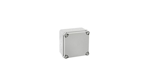IP65-IP67 Puszka hermetyczna LIGHT 113x113x68 pokrywa pełna, z osłabieniami (7xM25)