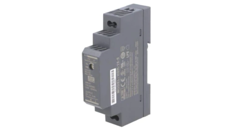 HDR-15-5 Zasilacz impulsowy, na szynę DIN, 12W, 5VDC, 2,4A, 85÷264VAC, 80