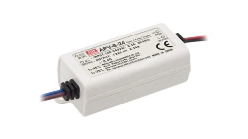 APV-8-24 Zasilacz impulsowy, LED, 8W, 24VDC, 0,34A, 90÷264VAC, 127÷370VDC