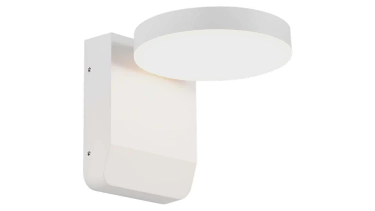 Lampa ścienna okrągła, kinkiet 350st LED 17W 2520lm 4000K biały barwa NW biała neutralna IP65 V-TAC VT-11020-RD-W