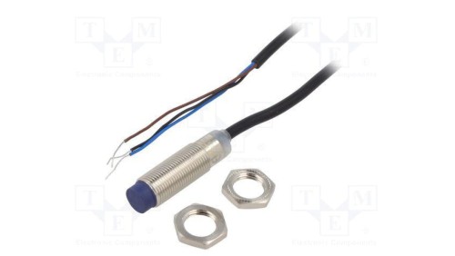XS212BLPAL5 Czujnik indukcyjny, Output: PNP / NO, 0÷4mm, 10÷36VDC, M12, 5m, Szczelność: IP67
