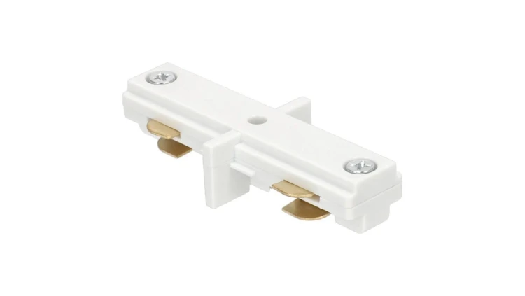 Łącznik wzdłużny do szyny MEVA PRO I Connector White, biały EDO777514 EDO