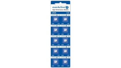 10x bateria alkaliczna mini everActive AG4 G4 LR626 LR66