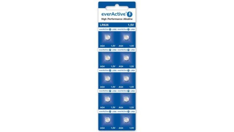 10x bateria alkaliczna mini everActive AG4 G4 LR626 LR66