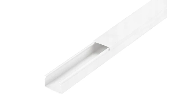 KORYTO KABLOWE LISTWA KANAŁ ELEKTROINSTALACYJNY KORYTKO Z POKRYWĄ 25x16 1M 4/EB/KK 25x16/1M