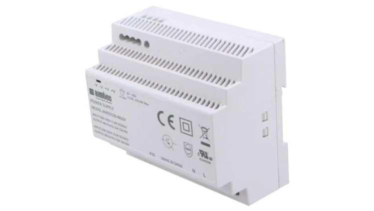 AMED150-48SGY Zasilacz impulsowy, na szynę DIN, 153,6W, 48VDC, 3,12A, 90÷264VAC