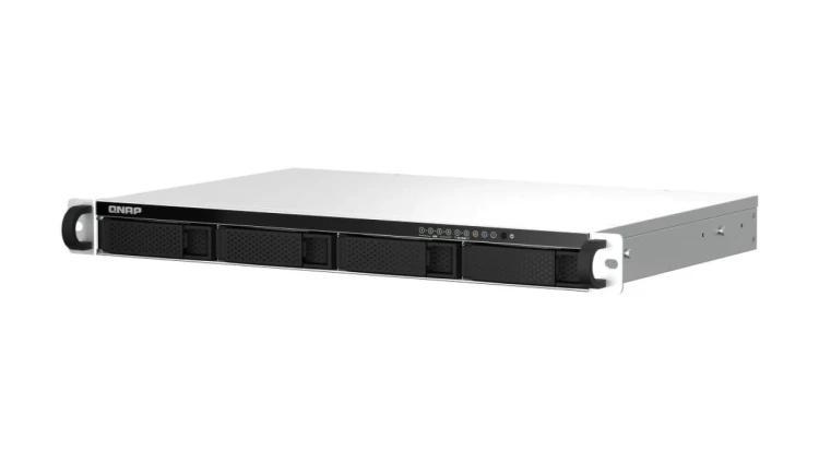 QNAP TS-464eU-8G 4-zatokowy płytki serwer NAS, Intel Celeron, 8GB RAM, 2x 2,5GbE RJ-45, RACK
