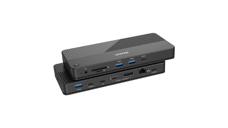 Unitek Stacja dokująca 12w1, HDMI 8K, USB 4, 100 W