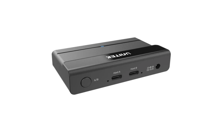 Unitek Przełącznik KVM 4x USB-A 5Gbps aktywny