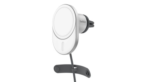 Belkin Ładowarka samochodowa, magnetyczna, Qi2.0, 15W, szara