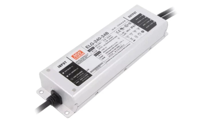 ELG-240-24B Zasilacz impulsowy, LED, 240W, 24VDC, 10A, 100÷305VAC, 142÷431VDC