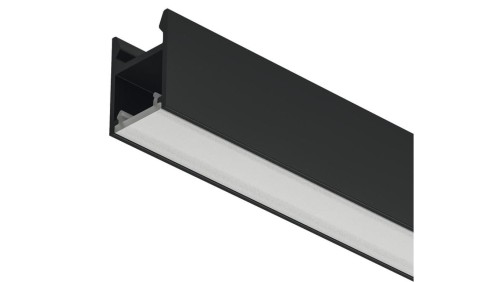 Profil LED nawierzchniowy, czarny, 2103 Häfele Lighting, 83395737