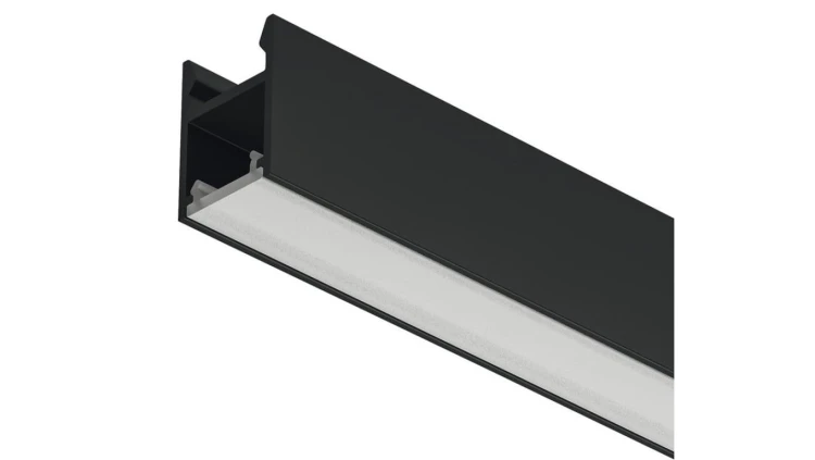 Profil LED nawierzchniowy, czarny, 2103 Häfele Lighting, 83395737