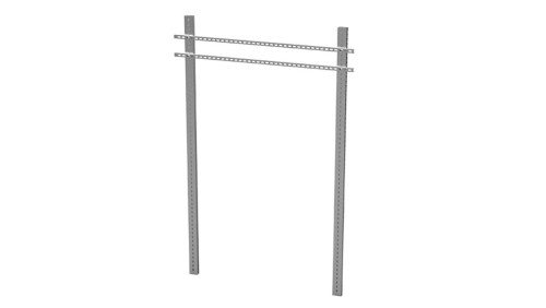 Ceownik montażowy perforowany 50x100x3mm/3mb - K-47-1-MAG