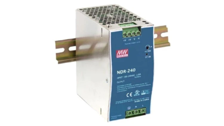 NDR-240-48 Zasilacz impulsowy, na szynę DIN,slim, 240W, 48VDC, 5A, 90÷264VAC