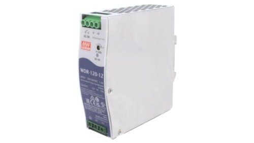 WDR-120-12 Zasilacz impulsowy, na szynę DIN, 120W, 12VDC, 10A, 180÷550VAC