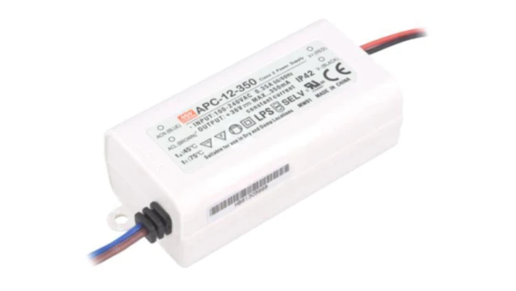 APC-12-350 Zasilacz impulsowy, LED, 12,6W, 9÷36VDC, 350mA, 90÷264VAC, IP42