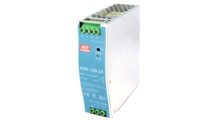 EDR-120-24 Zasilacz impulsowy, na szynę DIN, 120W, 24VDC, 5A, 90÷264VAC