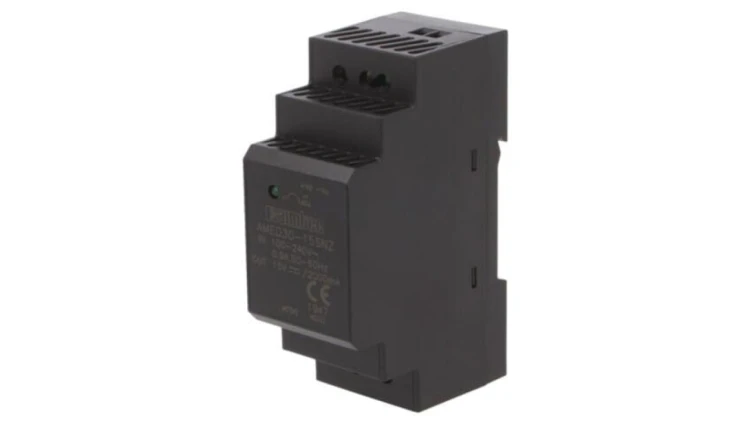 AMED30-15SNZ Zasilacz impulsowy, na szynę DIN, 30W, 15VDC, 2A, 85÷264VAC, 89