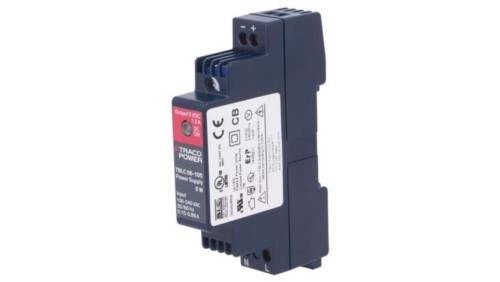 TBLC06-105 Zasilacz impulsowy, na szynę DIN, 6W, 5VDC, 1,2A, 85÷264VAC, Output: 1