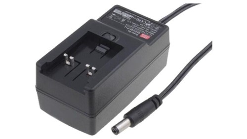 GE24I15-P1J Zasilacz impulsowy, sieciowy,wtykowy, 15VDC, 1,6A, 24W, 80
