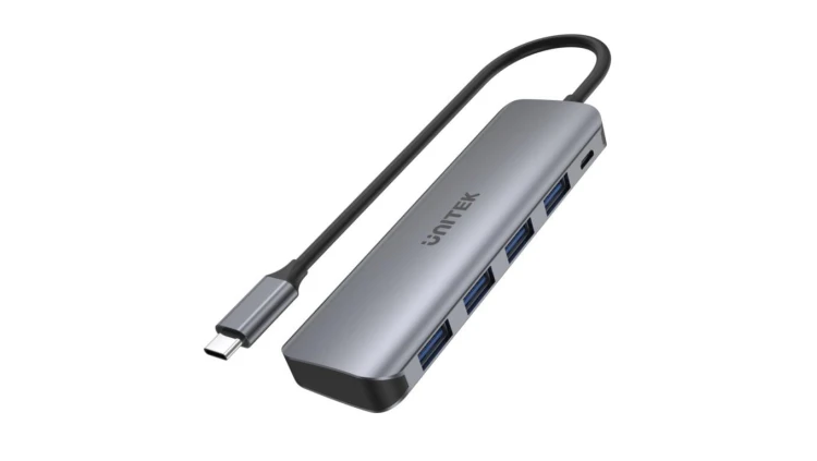Unitek Aktywny hub USB-C 4xUSB 3.1 Gen1 microUSB