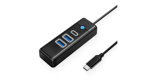 Orico Hub USB-C 2x USB-A 3.1 + USB-C czarny