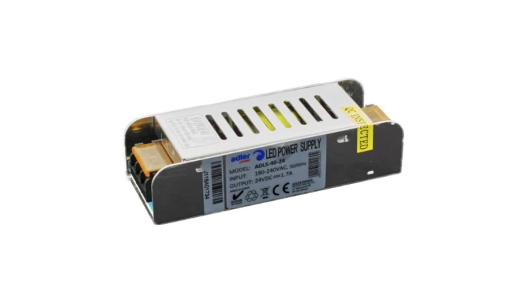 Zasilacz LED 12V 3A 36W SLIM, metalowa obudowa ADLS-40-12