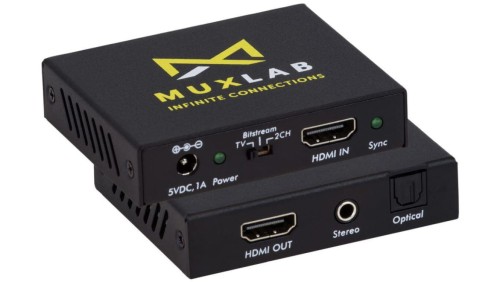 Dekoder sygnału audio z HDMI, 3,5mm, SPDIF, 4K/60, HDCP 2.2 - 100528