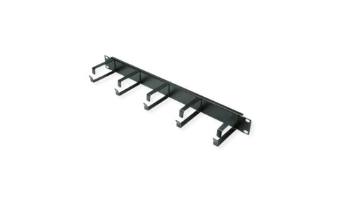VALUE 19 Panel przedni, poziomy i pionowy przepust kablowy, typ G, czarny RAL 9005