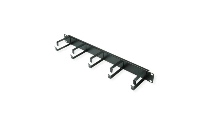 VALUE 19 Panel przedni, poziomy i pionowy przepust kablowy, typ G, czarny RAL 9005