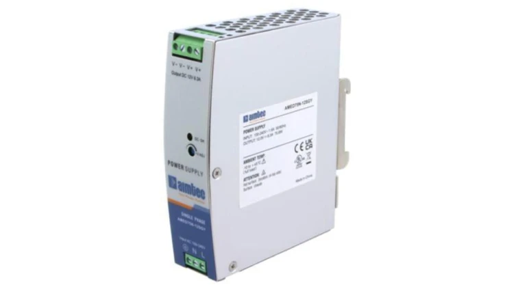 AMED75N-12SGY Zasilacz impulsowy, na szynę DIN, 75,6W, 12VDC, 6,3A, 90÷264VAC
