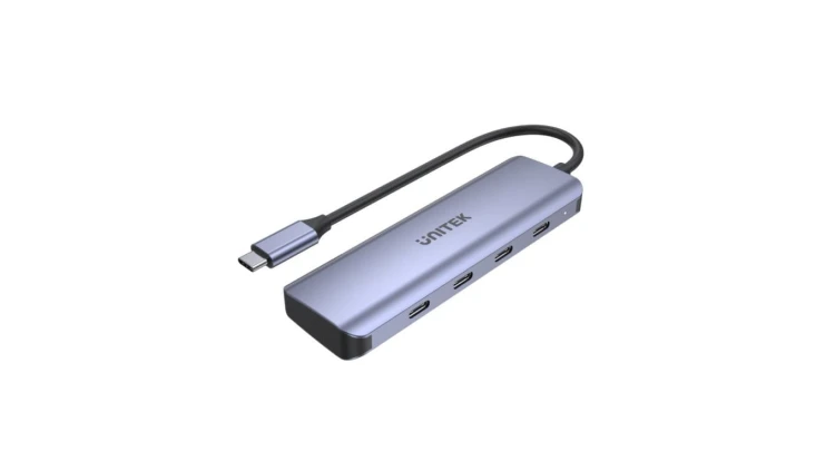 Unitek Hub USB-C 3.1, 4 x USB-C, 5 Gbps