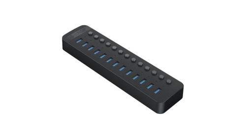 Orico Aktywny hub 13*USB-A 5Gbps BC 1.2 60W czarny