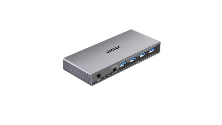 Unitek Przełącznik KVM 8K@60Hz USB 3.0 5Gbps DP