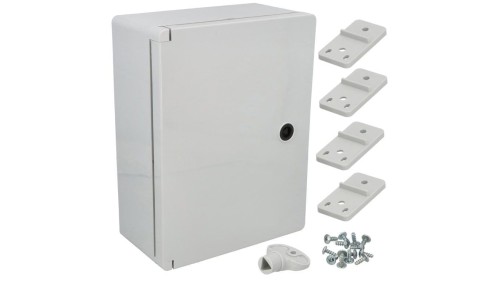 Rozdzielnia skrzynka elektryczna obudowa 330x250x130 ABS hermetyczna IP65