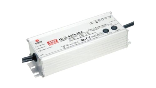 HLG-40H-12A Zasilacz impulsowy, LED, 40W, 12VDC, 2÷3,33A, 90÷305VAC, IP65