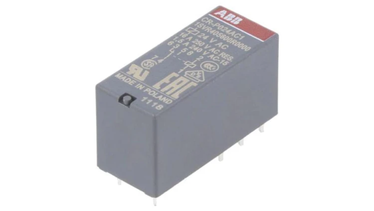 CR-P024AC1 Przekaźnik elektromagnetyczny, SPDT, Napięcie Cewki: 24VAC, 16A, CR-P