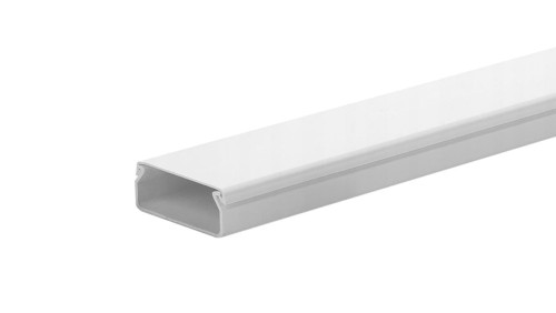 Listwa elektroinstalacyjna kanał kablowy BKK 40x25mm korytko z pokrywą i taśmą montażową 2-stronną / 2 m / 4/EB/KK 40x25/TS