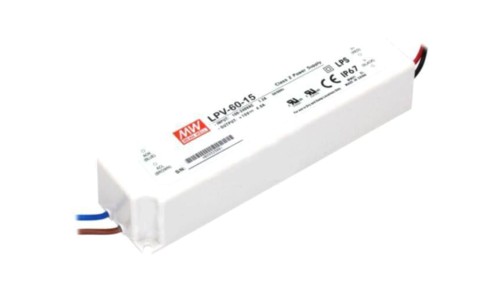 LPV-60-15 Zasilacz impulsowy, LED, 60W, 15VDC, 4A, 90÷264VAC, 127÷370VDC