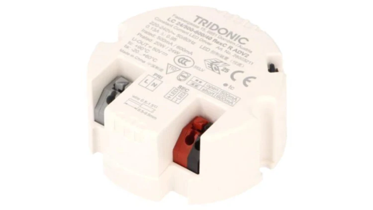 28003211 Zasilacz impulsowy, LED, 24W, 24÷40VDC, 500÷600mA, 198÷264VAC