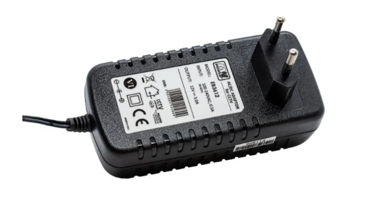Zasilacz wtyczkowy 12V 3A 36W - wtyk DC 5,5/2,1mm EB3612