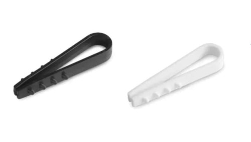 uchwyt szybkiego montażu 6mm 100 szt białe