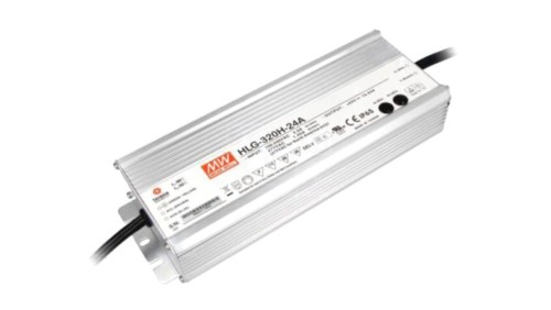 HLG-320H-24A Zasilacz impulsowy, LED, 320W, 24VDC, 6,67÷13,34A, 90÷305VAC, IP65