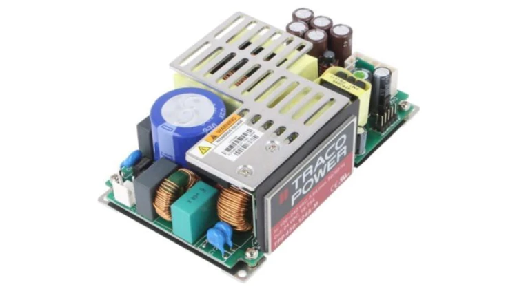 TPP450-124A-M Zasilacz impulsowy, otwarty, 450W, 120÷370VDC, 85÷264VAC, Output: 1