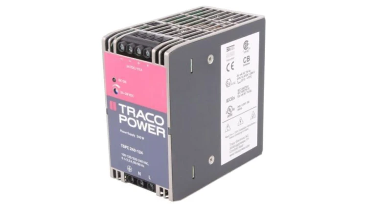 TSPC240-124 Zasilacz impulsowy, 240W, 24VDC, 10A, 85÷132VAC,187÷264VAC, IP20