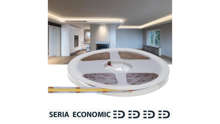 Taśma Economic 24V COB 384led 4000K 500lm Ra90 (5)