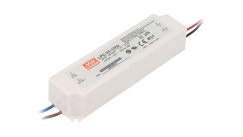 LPC-35-1050 Zasilacz impulsowy, LED, 31,5W, 9÷30VDC, 1050mA, 90÷264VAC, IP67